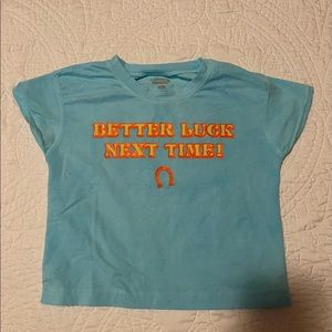 Hangover Hoodies Better Luck Next Time Horsehoe Baby Tee